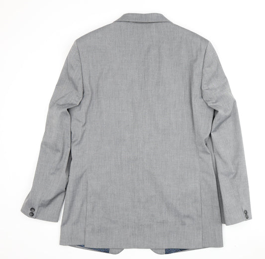 Mens UK Size 40 Marks and Spencer Regular Grey Suit Jacket