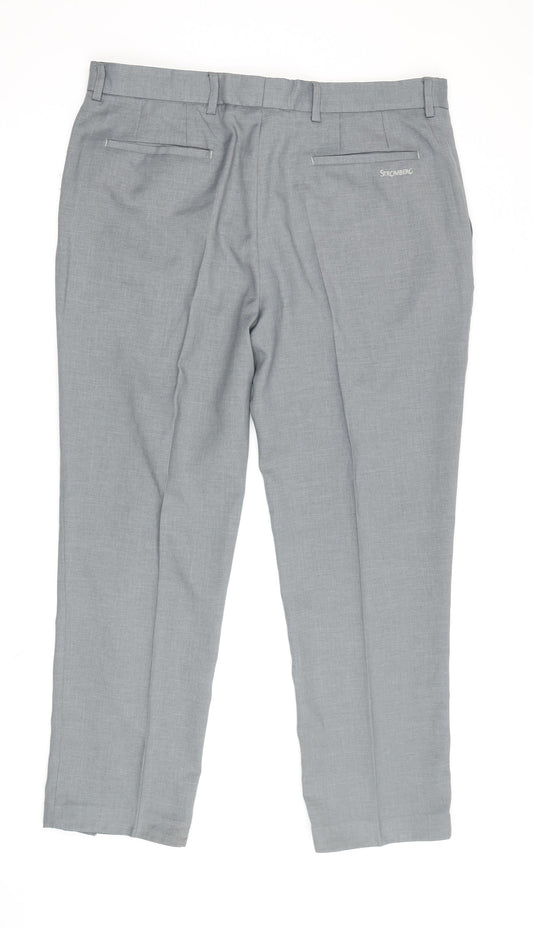 Stromberg Men’s Grey Slim Trousers Size 36 S