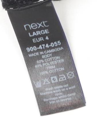 Next Men's Black Pullover High Neck Jumper, L