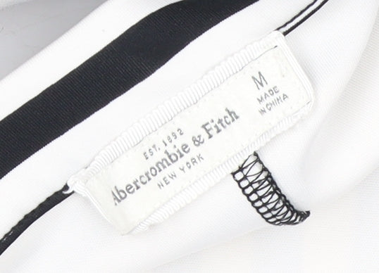 Abercrombie & Fitch Women's Black Striped Skirt M