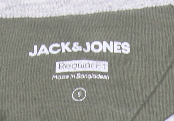 Mens UK Size S JACK & JONES Multicoloured T-Shirt