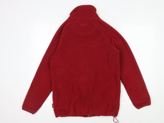 Maine New England Women's Red Fleece Jacket Size 10