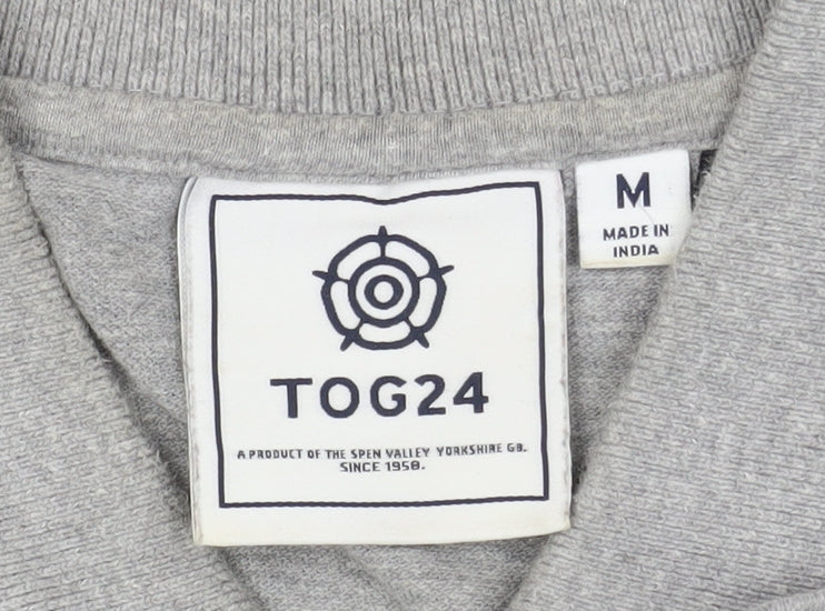 TOG24 Grey Men's M Polo Shirt, Short Sleeve, Casual