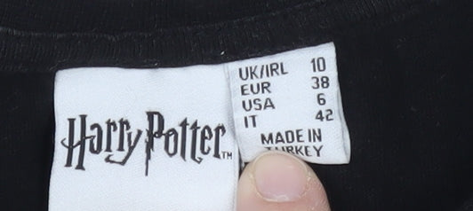 Unisex Adults UK Size 10 Harry Potter Black Basic Tank