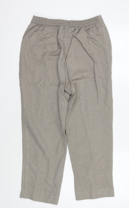 Womens UK Size 12 Honor Millburn Regular Fit Casual Workwear Beige Trousers