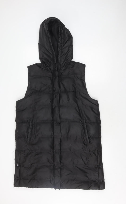 Womens UK Size L Zara Black Puffer Jacket