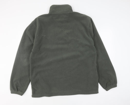 Mens UK Size L Petroleum Grey Pullover Sweatshirt