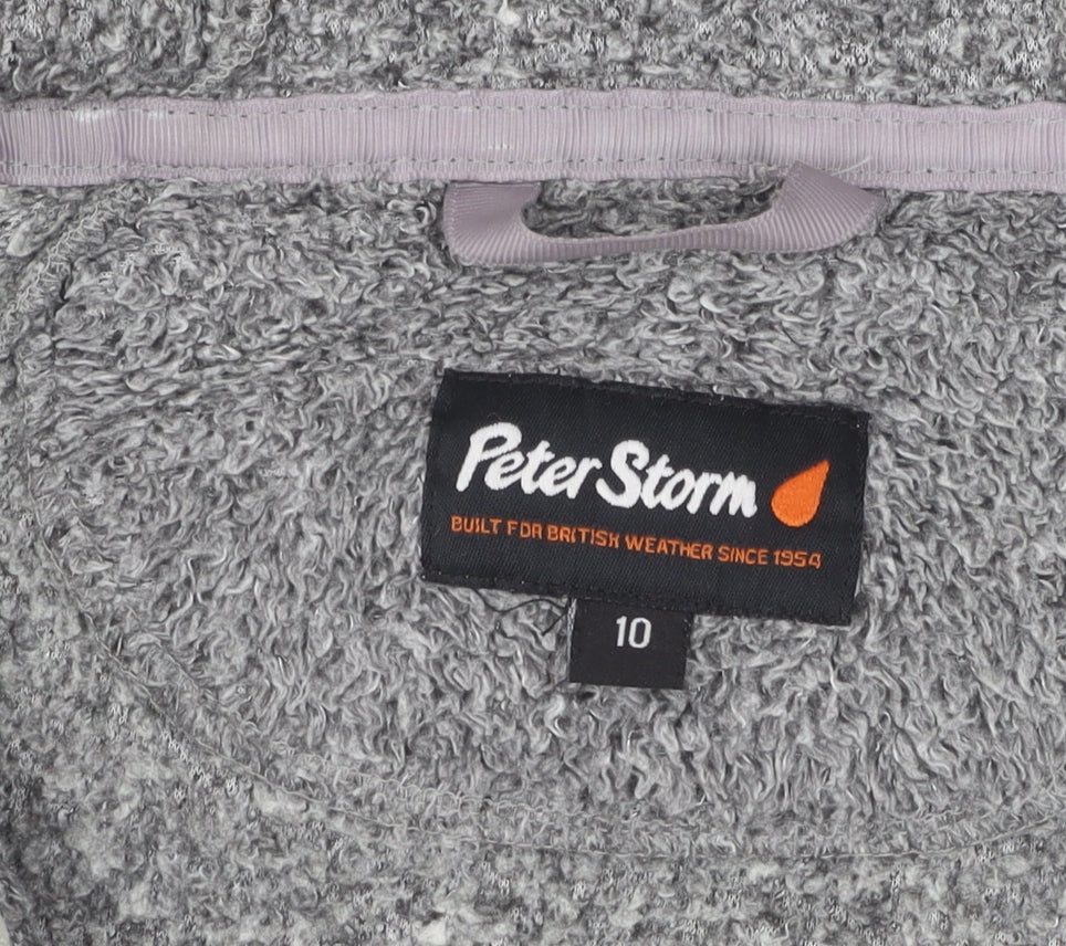Womens UK Size 10 Peter Storm Grey Basic Jacket