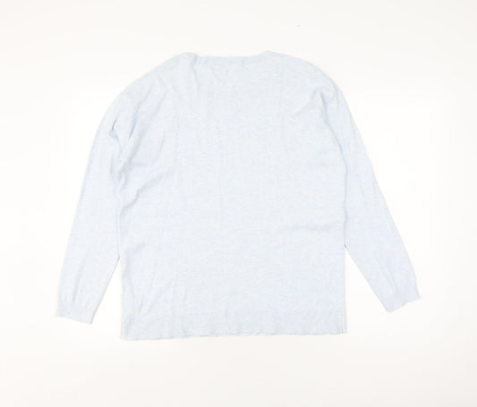 Red Herring Women's Blue Pullover Jumper, Medium