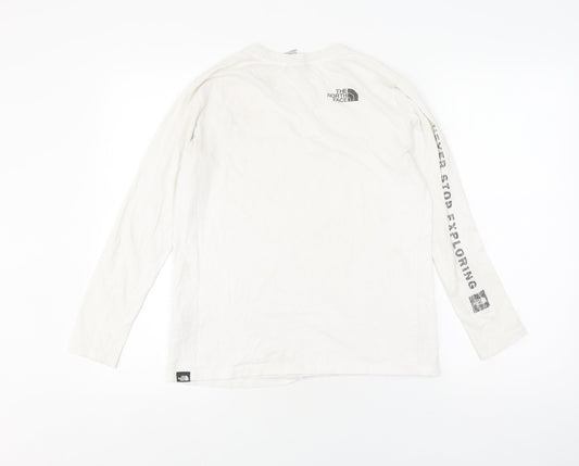 Womens UK Size S The North Face White Basic T-Shirt