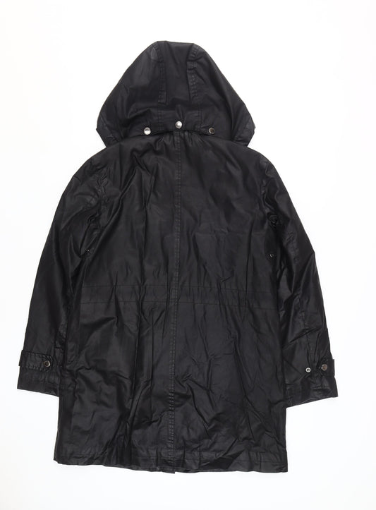 Mens UK Size S Four Seasons London Black Rain Coat