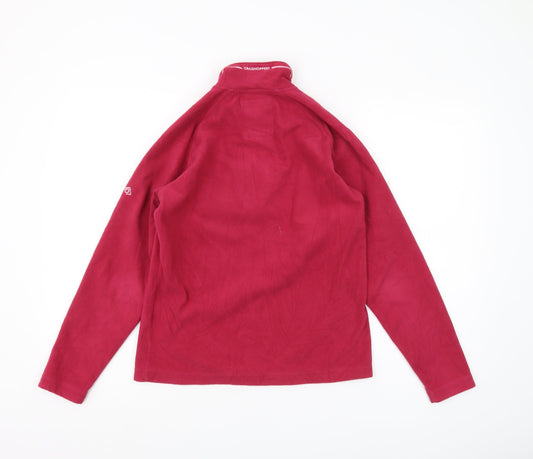 Craghoppers Women's Red Fleece Henley Size 8