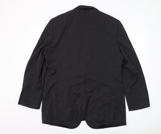 Mens UK Size 44 Burton Regular Black Suit Jacket
