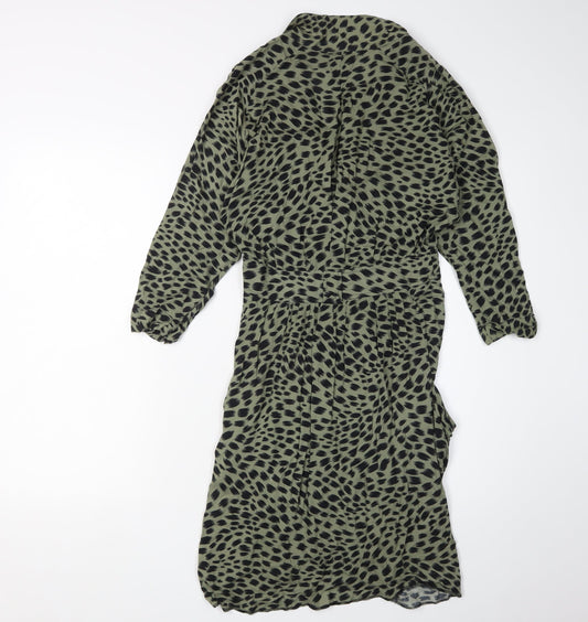 Whistles Women's Multicoloured Wrap Dress, Size 8