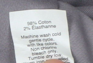 Brand and care label for J.Crew Women's Grey Chino Trousers, size 4