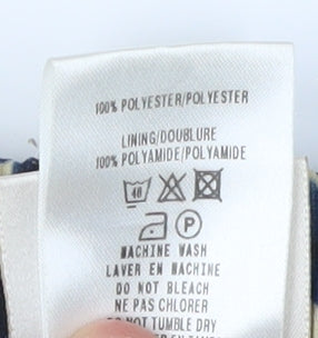 Eastex Women's Blue Pleated Midi Skirt Size 14