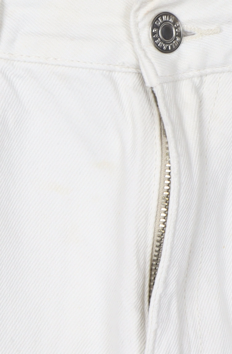 Pull&Bear Women's White Straight Jeans Size 12