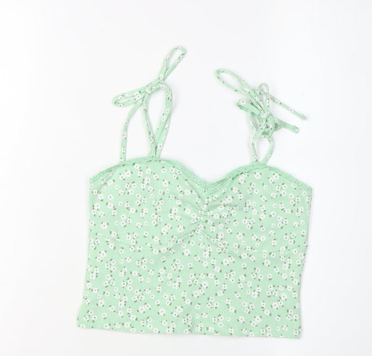 Womens UK Size 12 Asos Design Green Camisole Camisole