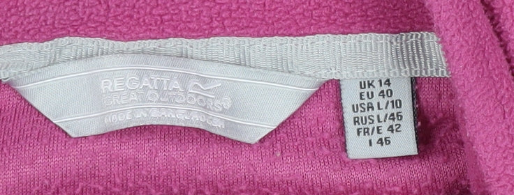 Regatta Women's Pink Fleece Pullover Sweatshirt, UK 14
