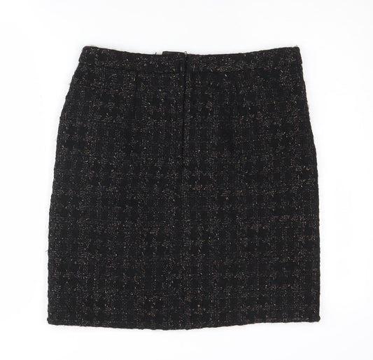 M&Co Women's Black Pencil Skirt, Size 12, Autumn Wear