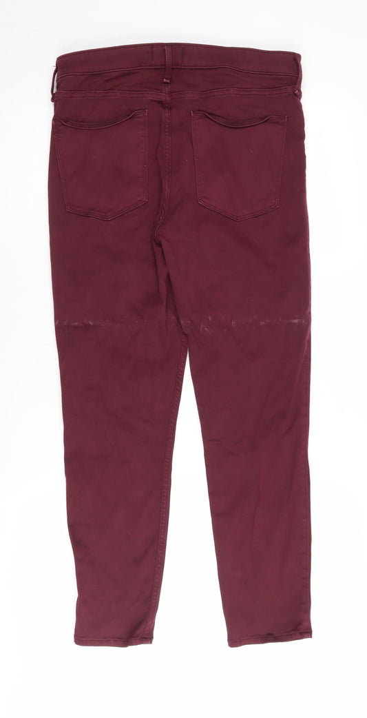 Abercrombie & Fitch Women's Red Slim Jegging Jeans Size 10