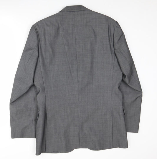 Mens UK Size 38 Pierre Cardin Regular Grey Suit Jacket
