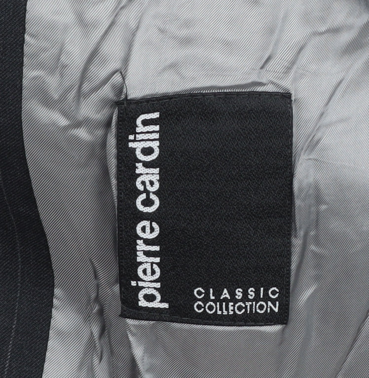 Mens UK Size 48 Pierre Cardin Regular Black Suit Jacket