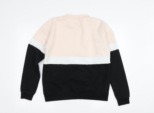 FILA Women's Colourblock Sweatshirt XS - Black/Beige