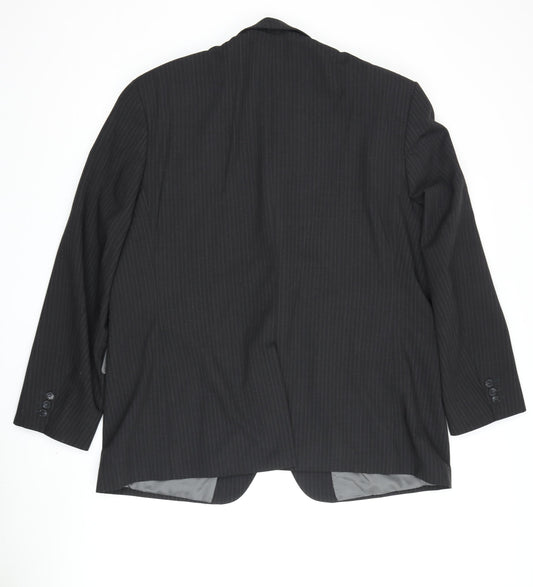 Mens UK Size 48 Centaur Regular Black Suit Jacket