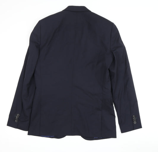 Mens UK Size 38 Paul Smith Regular Blue Suit Jacket