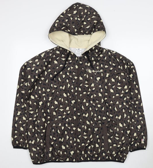 Unisex Adults UK Size L Champion Brown Basic Jacket