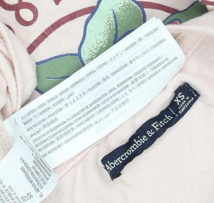 Abercrombie & Fitch Women's Beige XS Long Sleeve T-Shirt