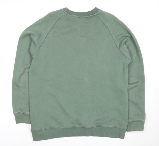 Adidas Green Crew Neck Sweatshirt Size 12 Unisex