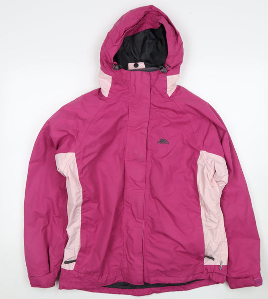 Womens UK Size 12 Trespass Pink Basic Jacket