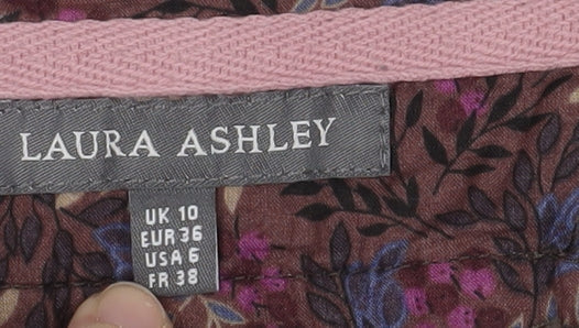 Laura Ashley Women's Black Striped Pencil Skirt Size 10