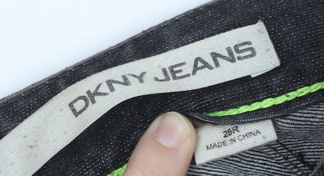 DKNY JEANS Men's Black Straight Denim Jeans Size 20R