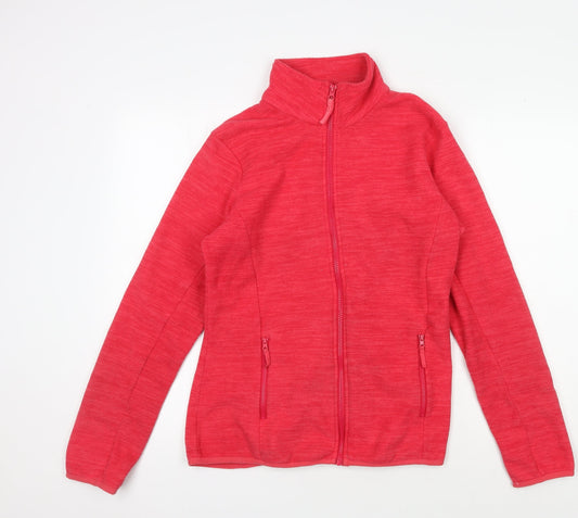 Additional front view of Mountain Warehouse Women's Red Basic Mid-Length Jacket