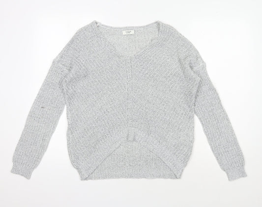 Womens UK Size M Jacqueline de Yong Grey Pullover Jumper