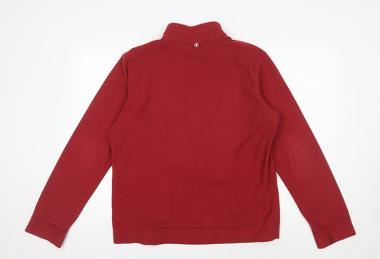 Mens UK Size XL Champion Red Pullover Sweatshirt