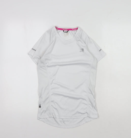 Womens UK Size 8 Karrimor White Running & Jogging T-Shirt