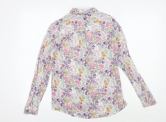 Laura Ashley Women's Multicoloured Floral Button-Up Shirt