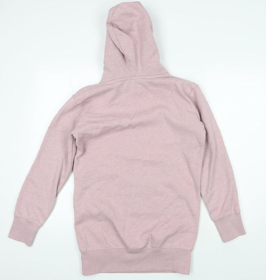 Superdry Women Pink Hoodie UK 6 Pullover Style