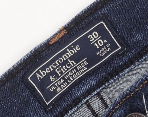 Abercrombie Men’s Blue Skinny Jeans Size 30 Dark Wash