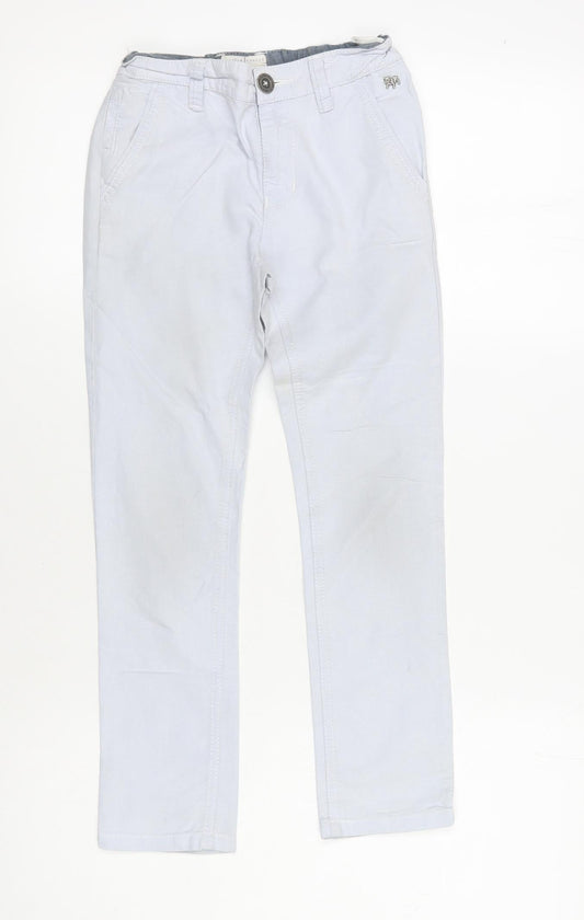 Jasper Conran Boys' White Chino Trousers, Size 7, Spring/Summer