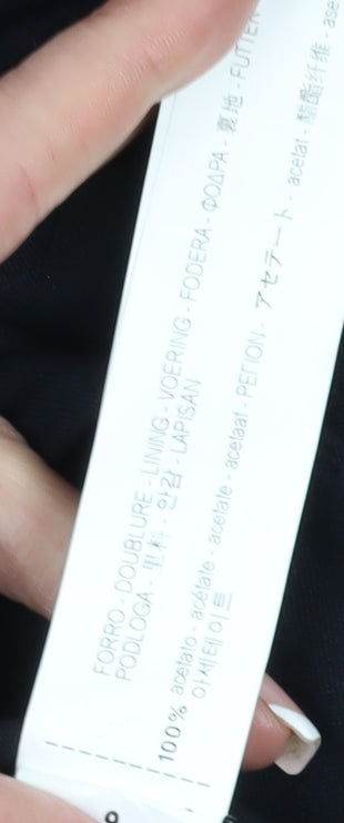 Zara Women's Blue Blazer, Regular Fit, Size 12