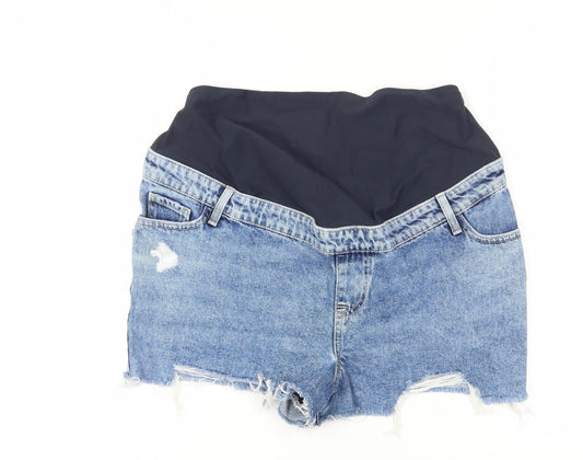 Womens UK Size 14 New Look Relaxed Fit Cut-Off Shorts