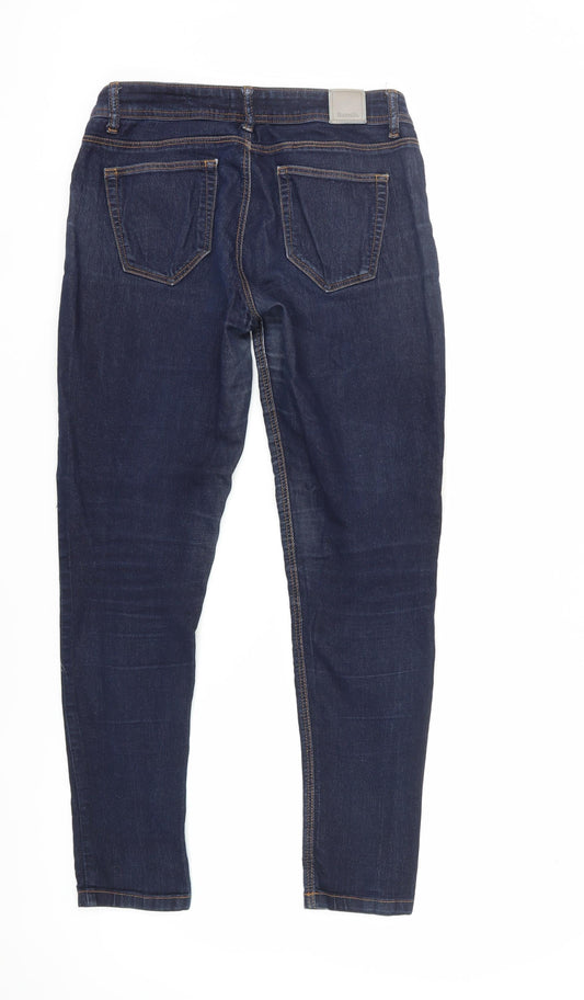 Bench Women's Blue Skinny Jeans, Size 12, Stylish & Comfortable