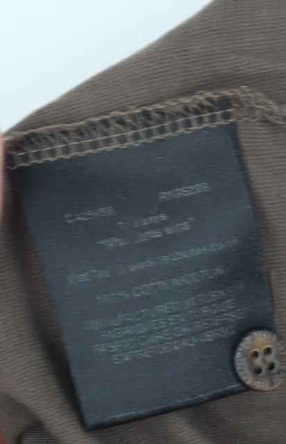 Ted Baker Men’s Brown Polo Shirt Size 5 Short Sleeve