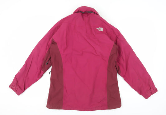 Womens UK Size M The North Face Red 3-in-1 Jacket