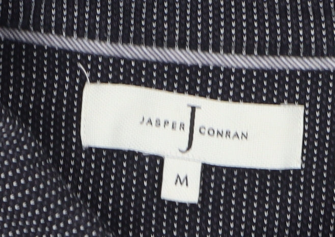 Jasper Conran Men's Black Striped Polo Shirt M